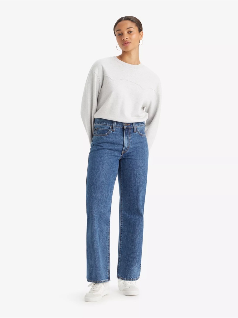 Levi’s 94 Baggy Jeans Women’s 27x31 Medium Wash Straight Leg High Rise Vintage